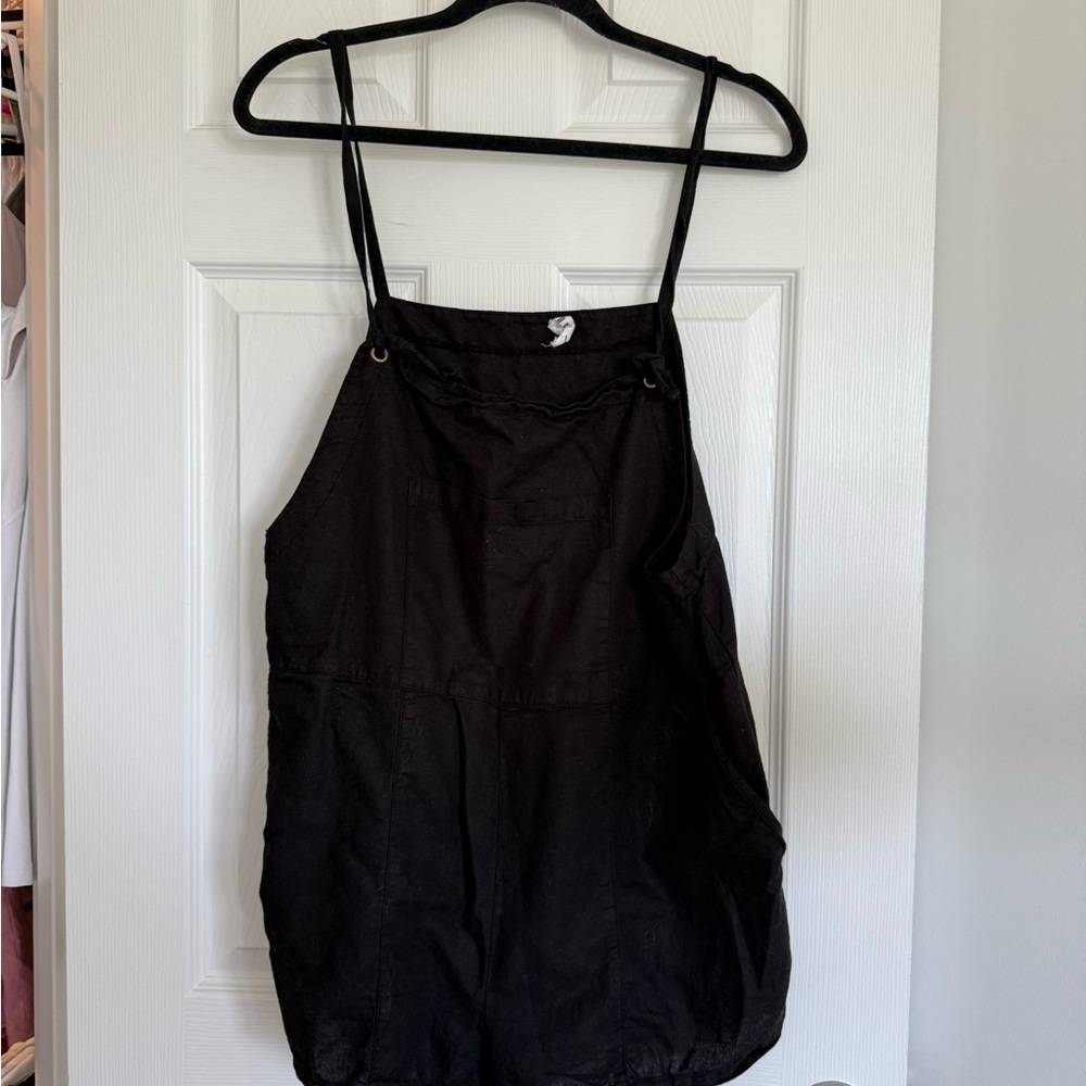 Black Lacausa Sleeveless Romper